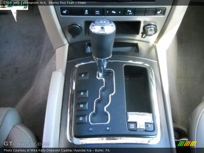 Inferno Red Pearl / Khaki 2006 Jeep Commander 4x4