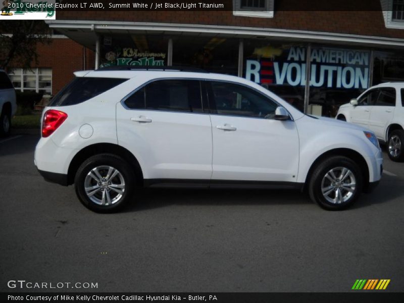 Summit White / Jet Black/Light Titanium 2010 Chevrolet Equinox LT AWD