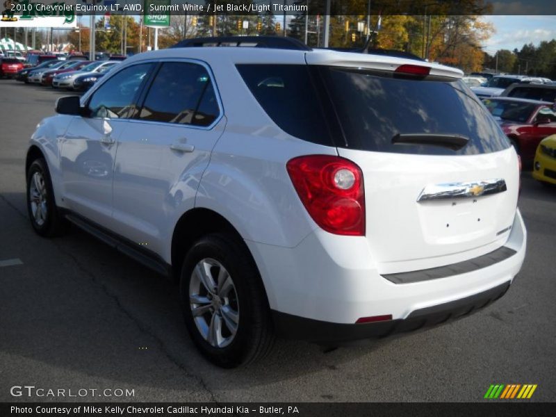 Summit White / Jet Black/Light Titanium 2010 Chevrolet Equinox LT AWD