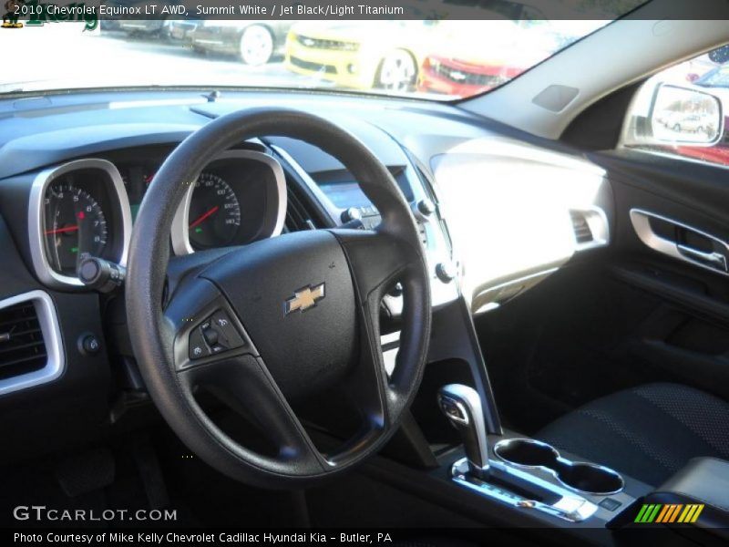 Summit White / Jet Black/Light Titanium 2010 Chevrolet Equinox LT AWD