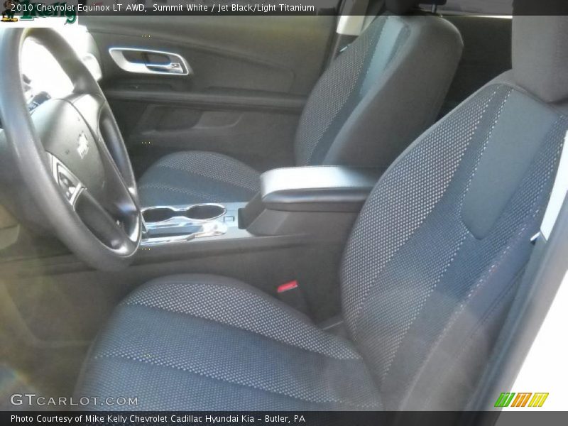 Summit White / Jet Black/Light Titanium 2010 Chevrolet Equinox LT AWD