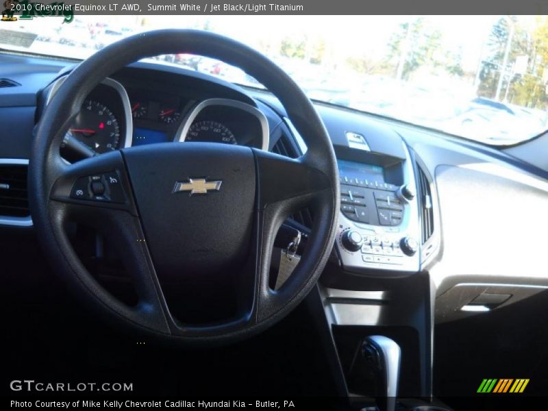 Summit White / Jet Black/Light Titanium 2010 Chevrolet Equinox LT AWD