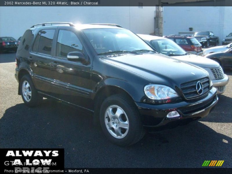 Black / Charcoal 2002 Mercedes-Benz ML 320 4Matic