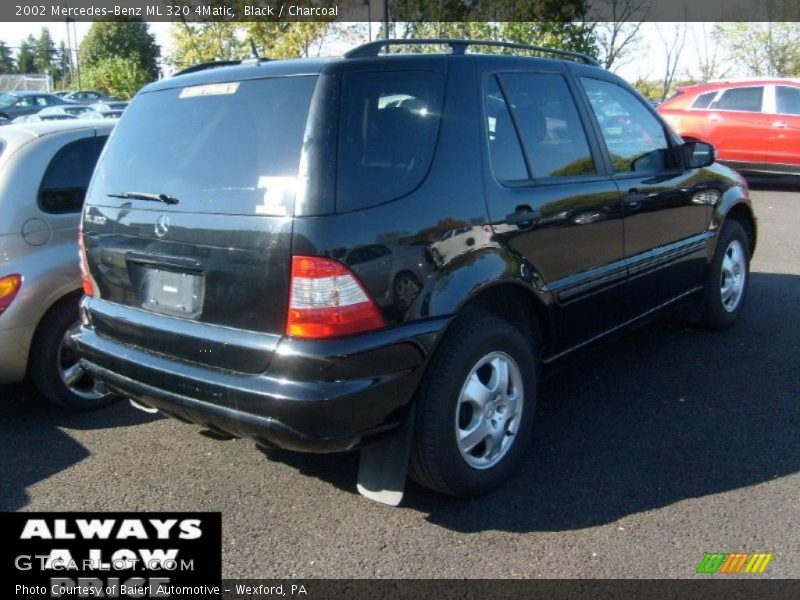 Black / Charcoal 2002 Mercedes-Benz ML 320 4Matic