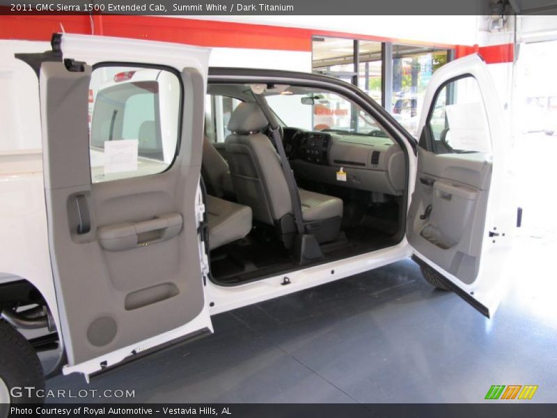  2011 Sierra 1500 Extended Cab Dark Titanium Interior