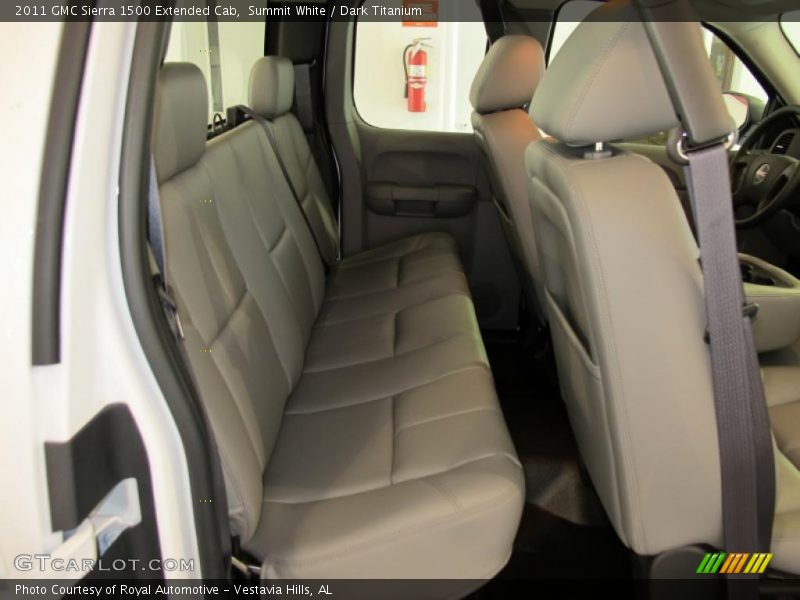  2011 Sierra 1500 Extended Cab Dark Titanium Interior