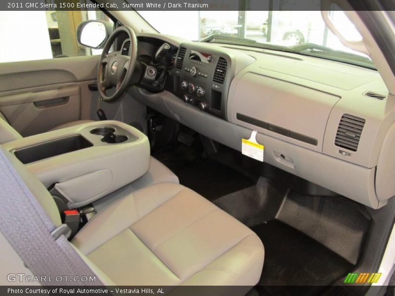  2011 Sierra 1500 Extended Cab Dark Titanium Interior