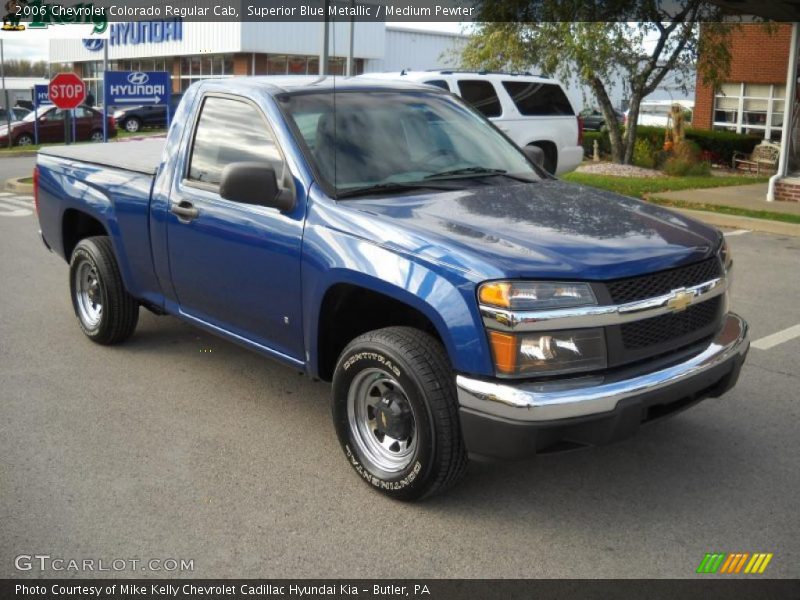 Superior Blue Metallic / Medium Pewter 2006 Chevrolet Colorado Regular Cab