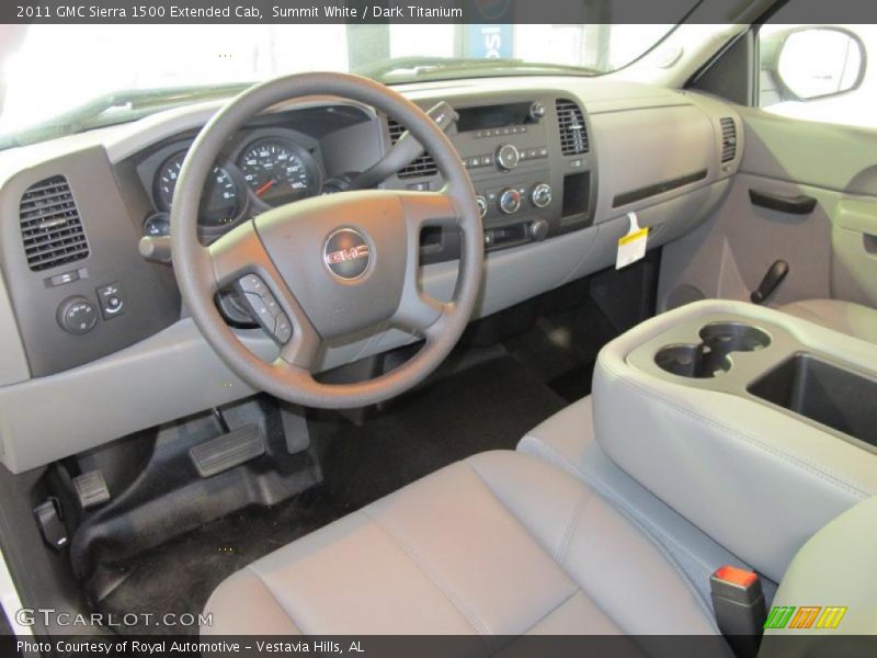 Dark Titanium Interior - 2011 Sierra 1500 Extended Cab 