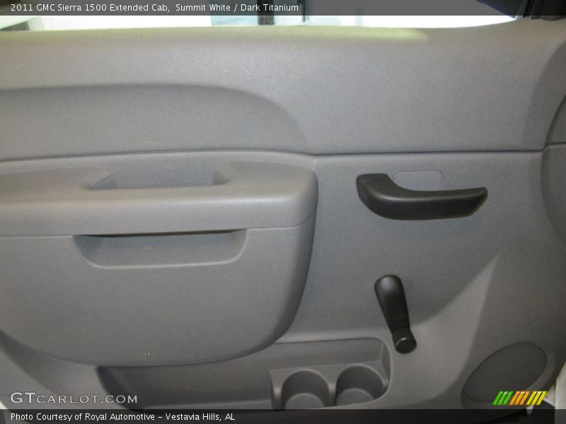 Door Panel of 2011 Sierra 1500 Extended Cab