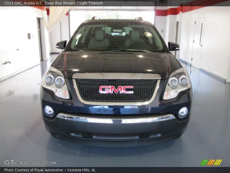Deep Blue Metallic / Light Titanium 2011 GMC Acadia SLT
