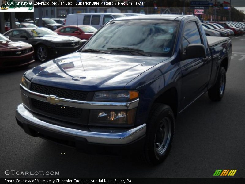 Superior Blue Metallic / Medium Pewter 2006 Chevrolet Colorado Regular Cab