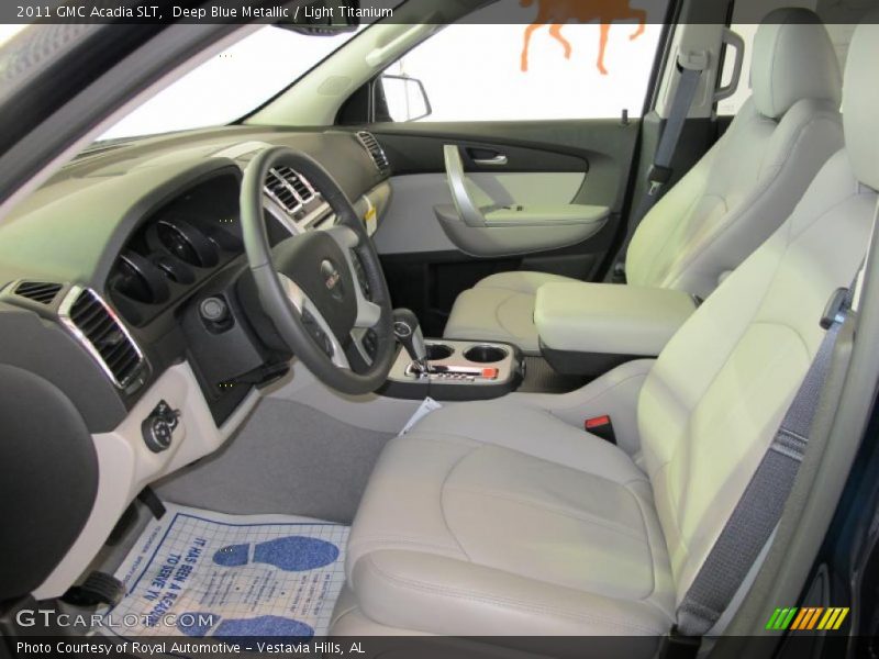  2011 Acadia SLT Light Titanium Interior