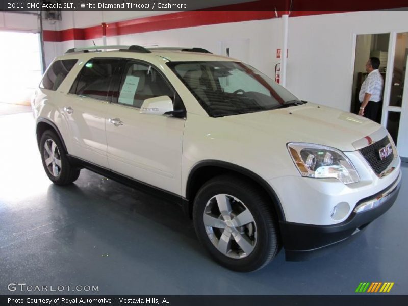 White Diamond Tintcoat / Cashmere 2011 GMC Acadia SLT