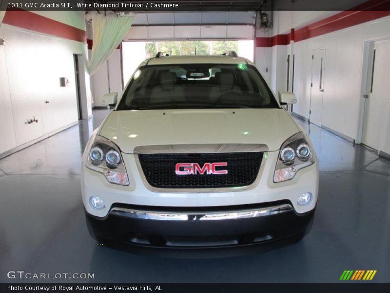 White Diamond Tintcoat / Cashmere 2011 GMC Acadia SLT