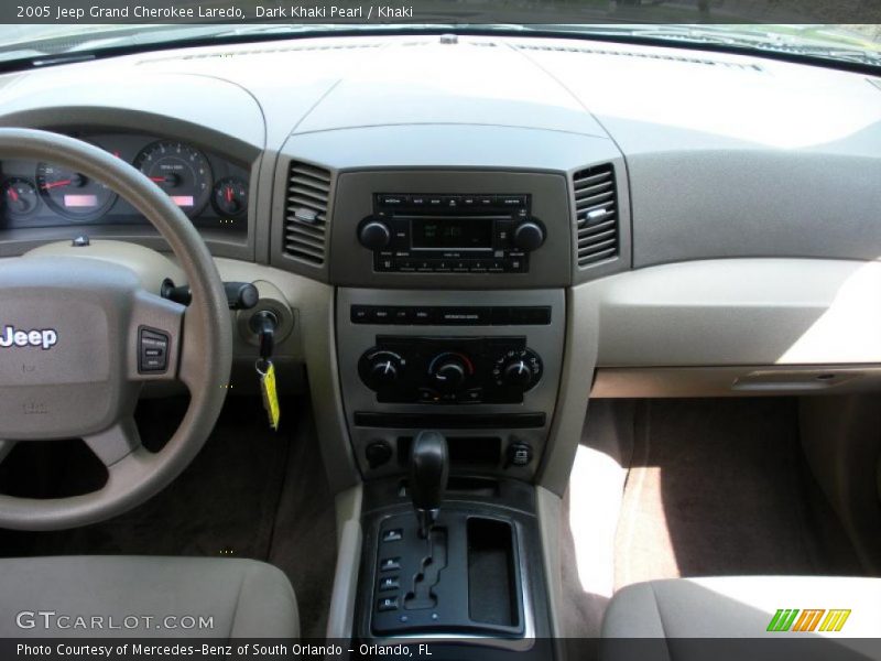 Dark Khaki Pearl / Khaki 2005 Jeep Grand Cherokee Laredo