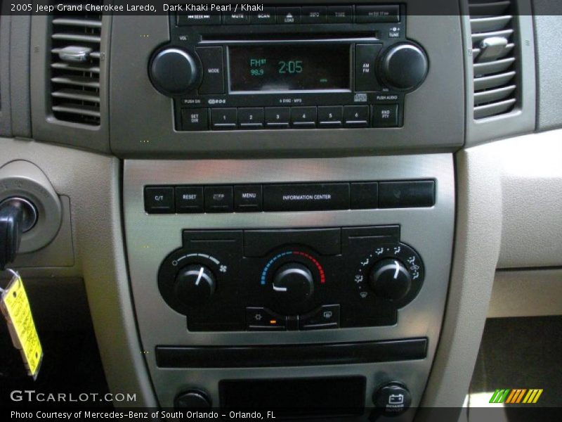 Dark Khaki Pearl / Khaki 2005 Jeep Grand Cherokee Laredo