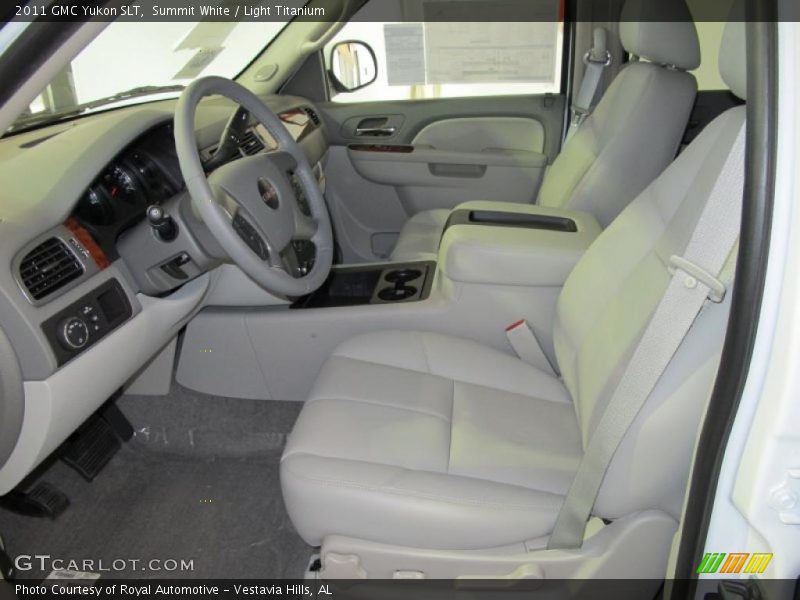  2011 Yukon SLT Light Titanium Interior
