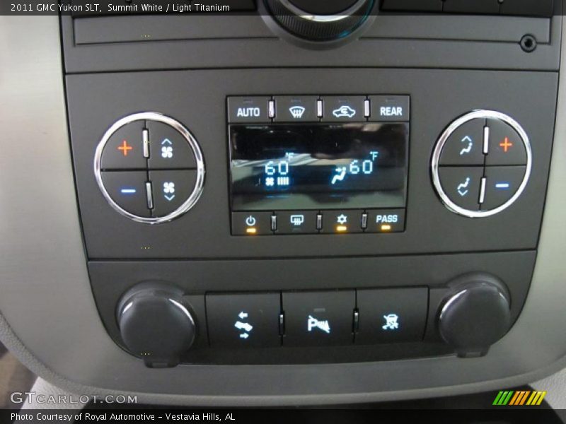Controls of 2011 Yukon SLT