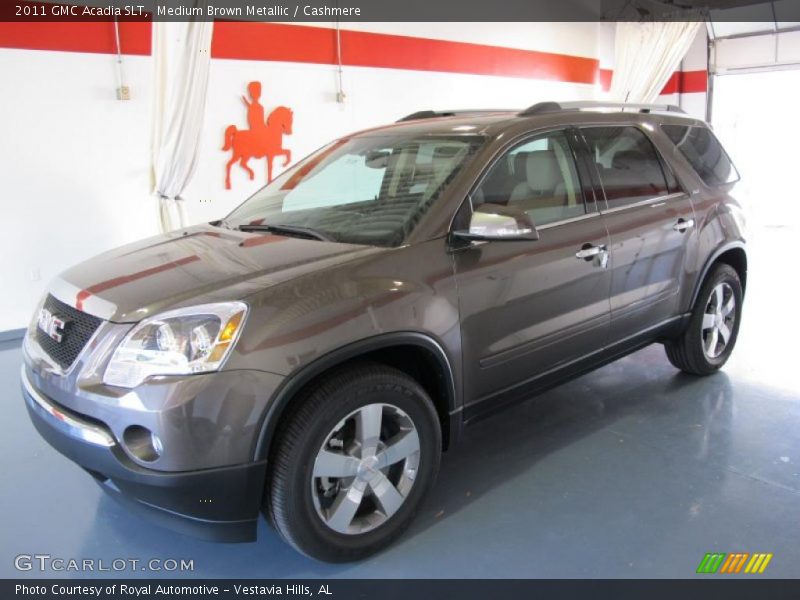 Medium Brown Metallic / Cashmere 2011 GMC Acadia SLT