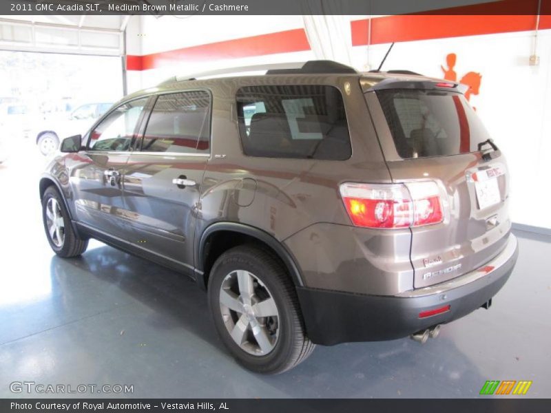 Medium Brown Metallic / Cashmere 2011 GMC Acadia SLT