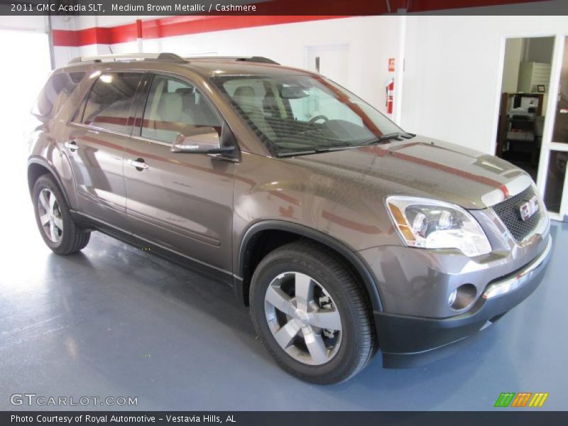 Medium Brown Metallic / Cashmere 2011 GMC Acadia SLT