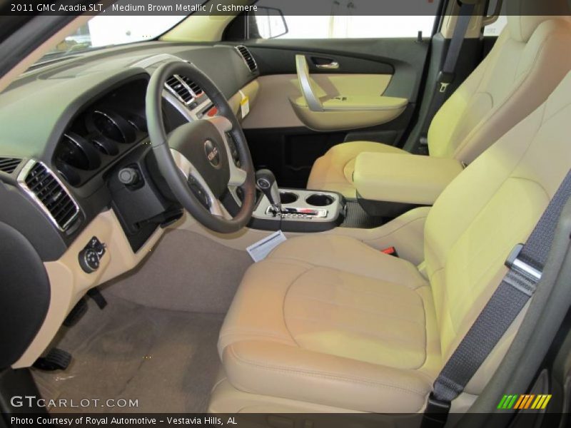  2011 Acadia SLT Cashmere Interior