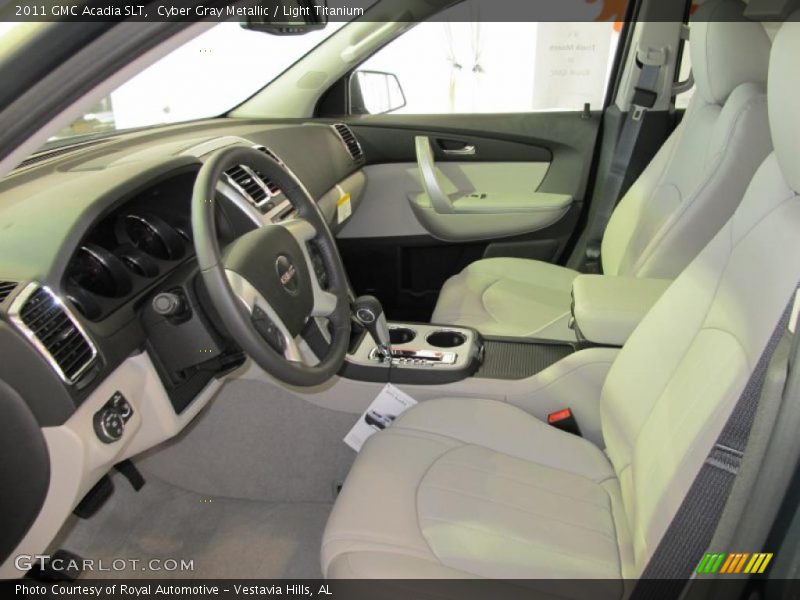  2011 Acadia SLT Light Titanium Interior