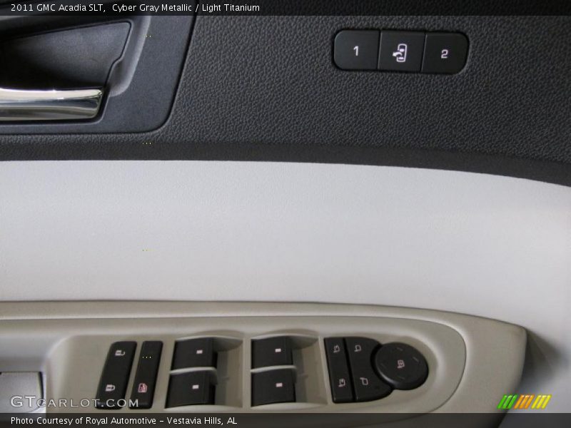 Cyber Gray Metallic / Light Titanium 2011 GMC Acadia SLT