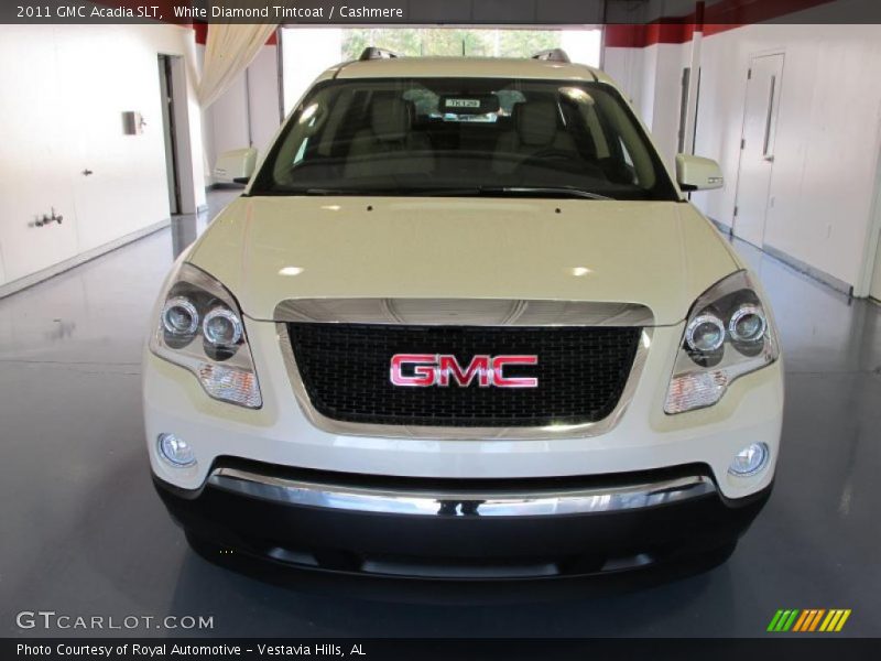 White Diamond Tintcoat / Cashmere 2011 GMC Acadia SLT