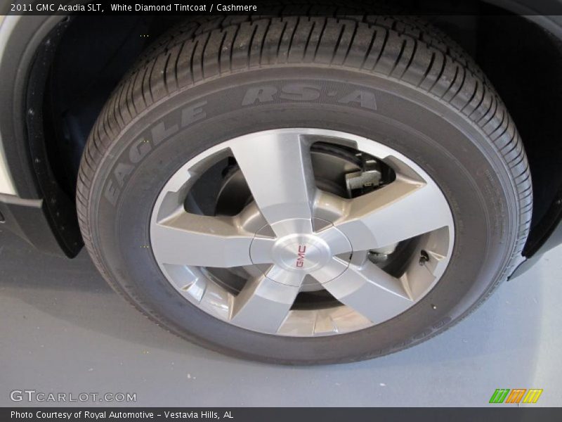 White Diamond Tintcoat / Cashmere 2011 GMC Acadia SLT