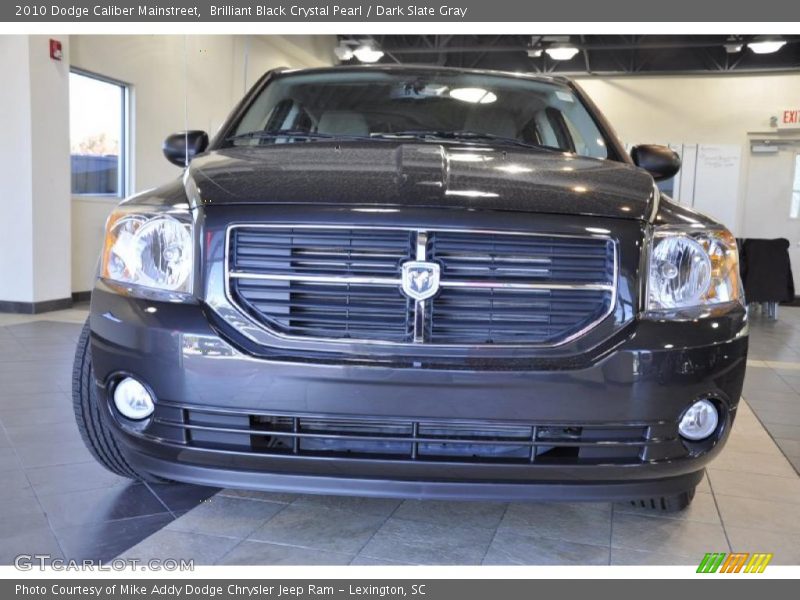 Brilliant Black Crystal Pearl / Dark Slate Gray 2010 Dodge Caliber Mainstreet