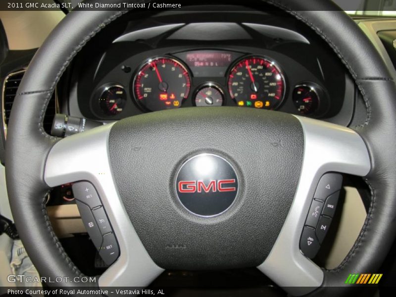 White Diamond Tintcoat / Cashmere 2011 GMC Acadia SLT