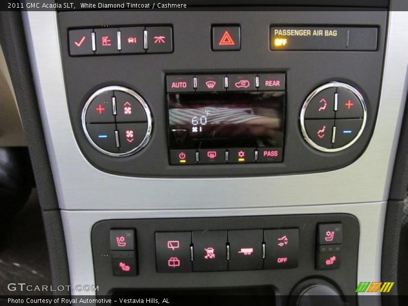 White Diamond Tintcoat / Cashmere 2011 GMC Acadia SLT