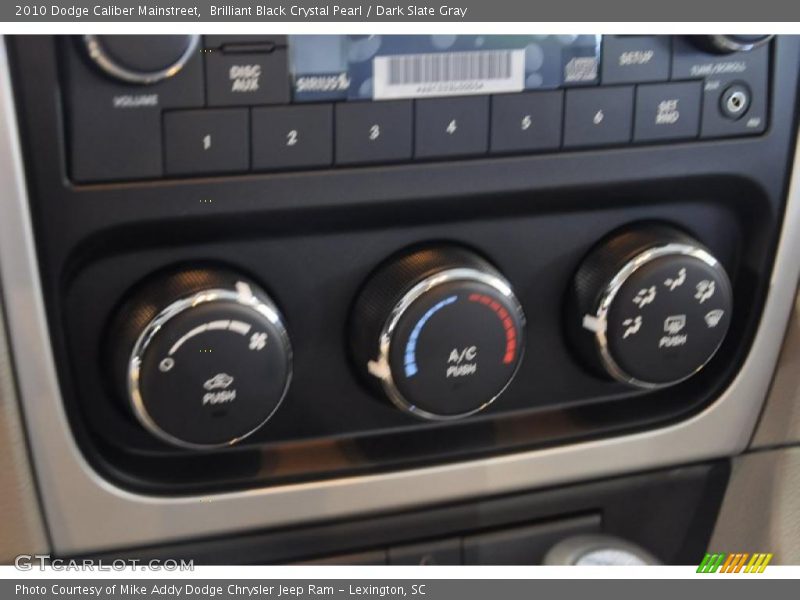 Brilliant Black Crystal Pearl / Dark Slate Gray 2010 Dodge Caliber Mainstreet