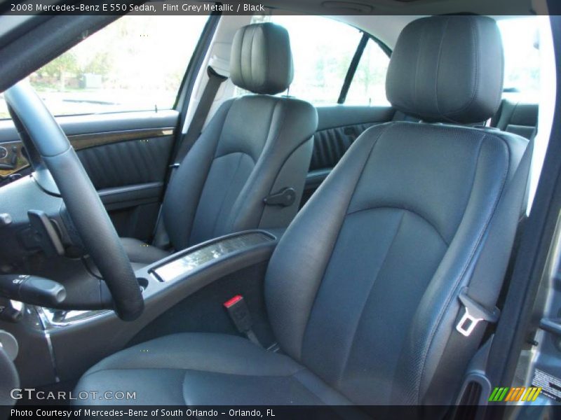  2008 E 550 Sedan Black Interior