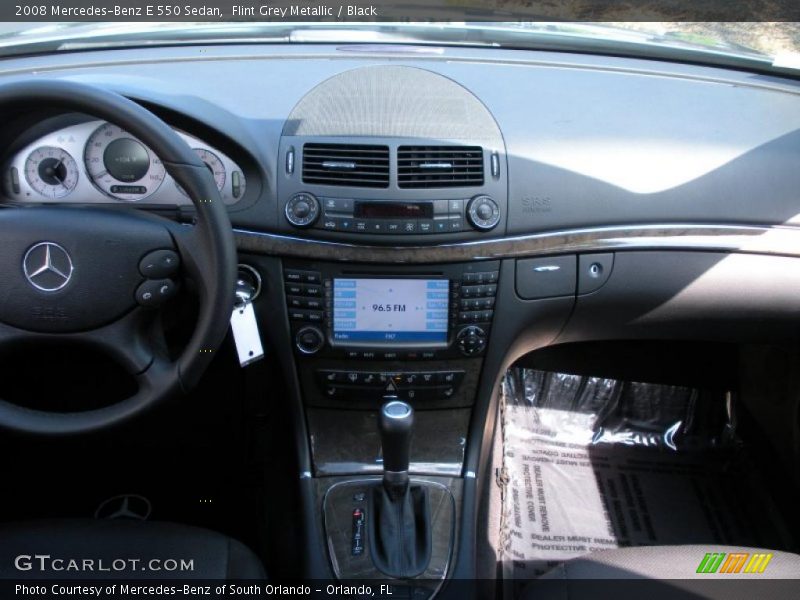 Dashboard of 2008 E 550 Sedan