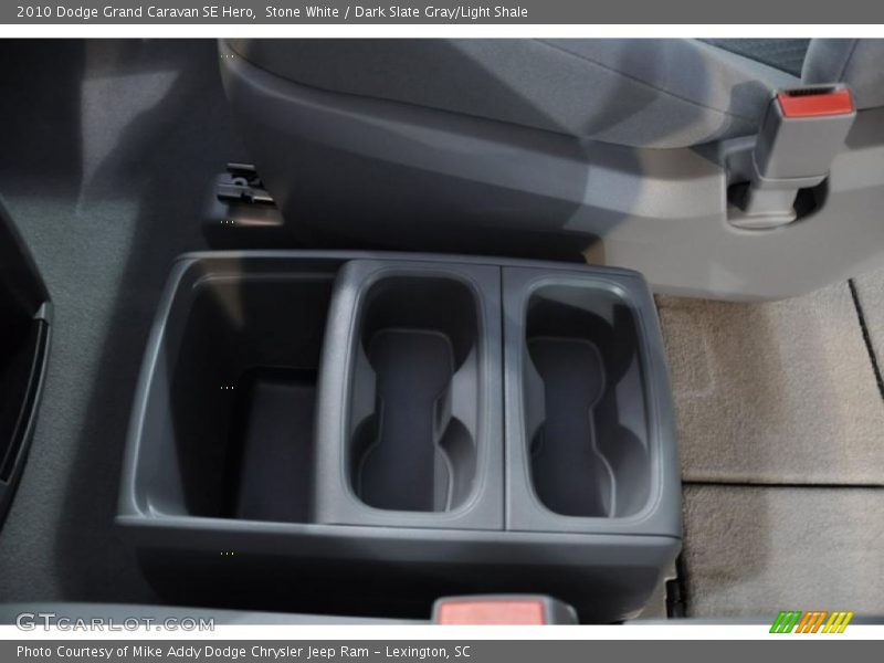 Stone White / Dark Slate Gray/Light Shale 2010 Dodge Grand Caravan SE Hero