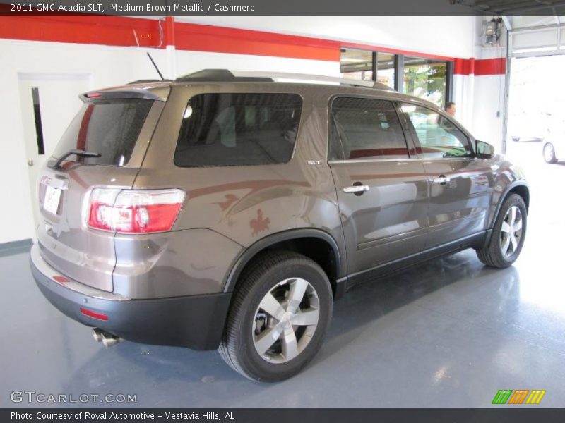 Medium Brown Metallic / Cashmere 2011 GMC Acadia SLT