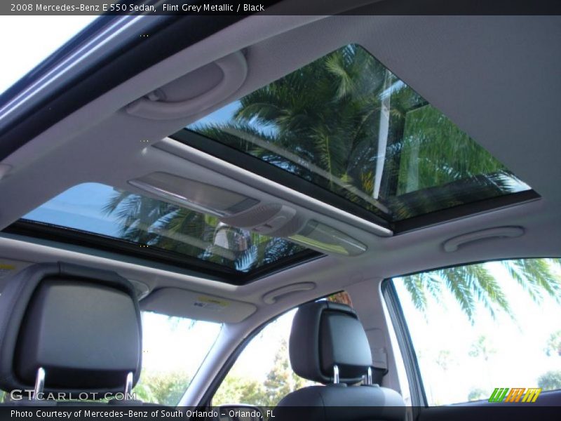 Sunroof of 2008 E 550 Sedan