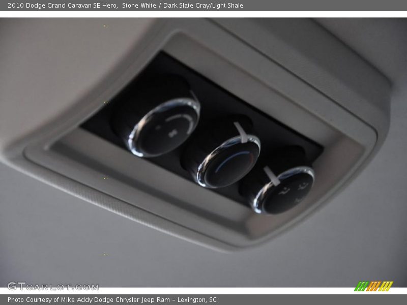 Stone White / Dark Slate Gray/Light Shale 2010 Dodge Grand Caravan SE Hero