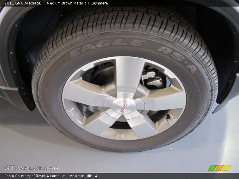 Medium Brown Metallic / Cashmere 2011 GMC Acadia SLT