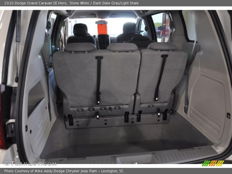 Stone White / Dark Slate Gray/Light Shale 2010 Dodge Grand Caravan SE Hero