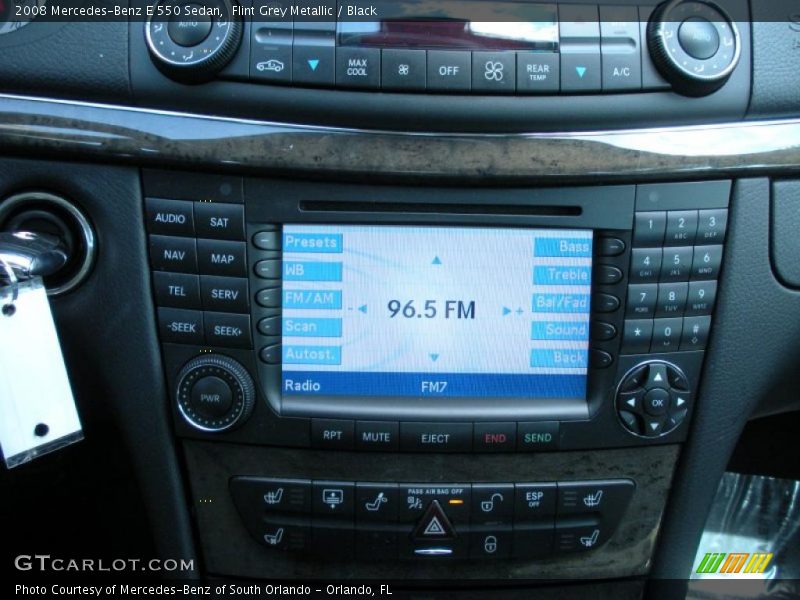 Navigation of 2008 E 550 Sedan
