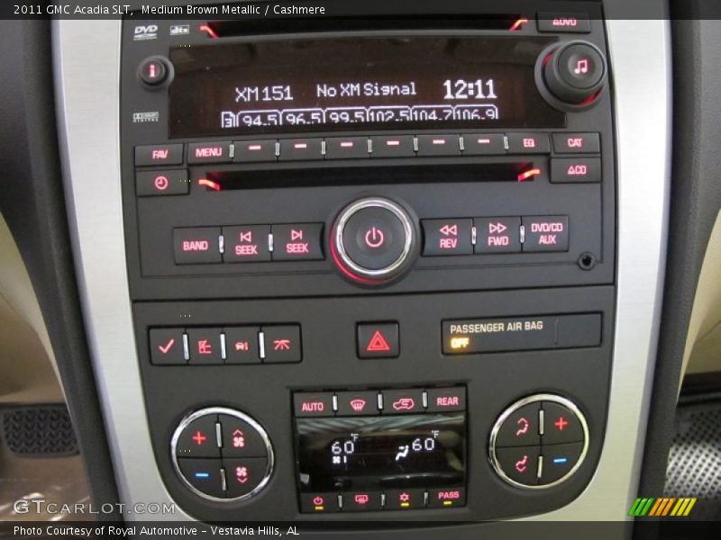 Medium Brown Metallic / Cashmere 2011 GMC Acadia SLT