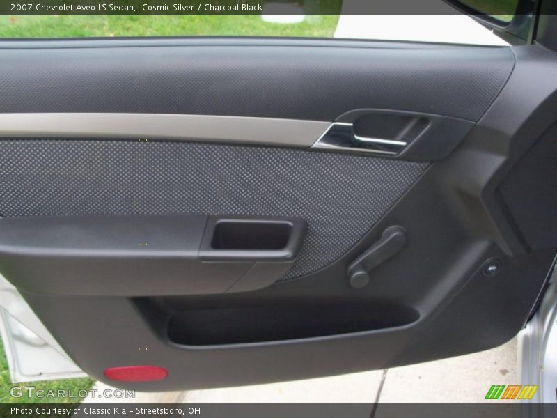 Cosmic Silver / Charcoal Black 2007 Chevrolet Aveo LS Sedan