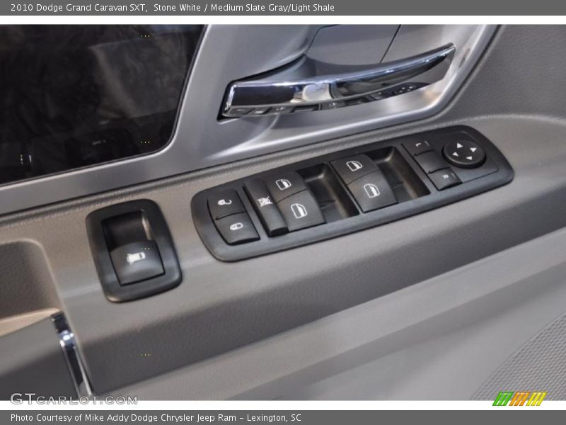 Stone White / Medium Slate Gray/Light Shale 2010 Dodge Grand Caravan SXT