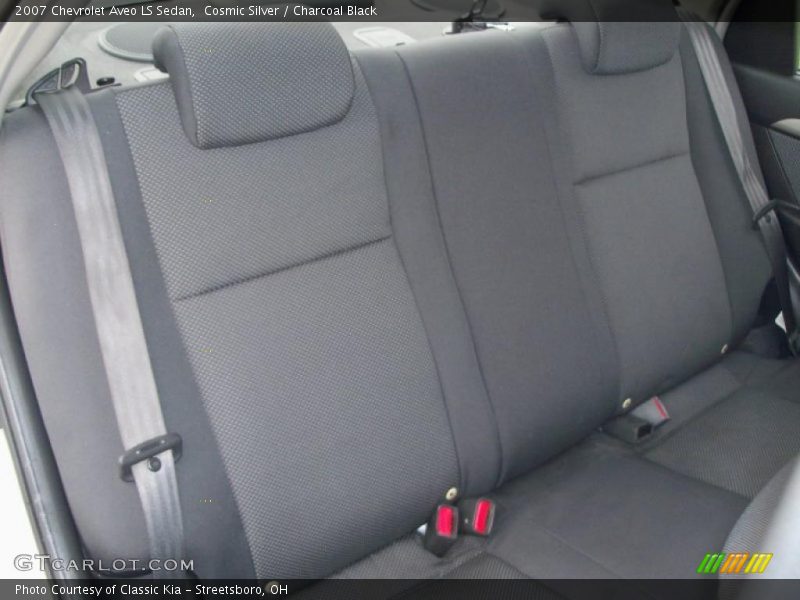 Cosmic Silver / Charcoal Black 2007 Chevrolet Aveo LS Sedan