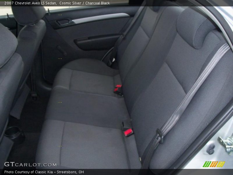 Cosmic Silver / Charcoal Black 2007 Chevrolet Aveo LS Sedan