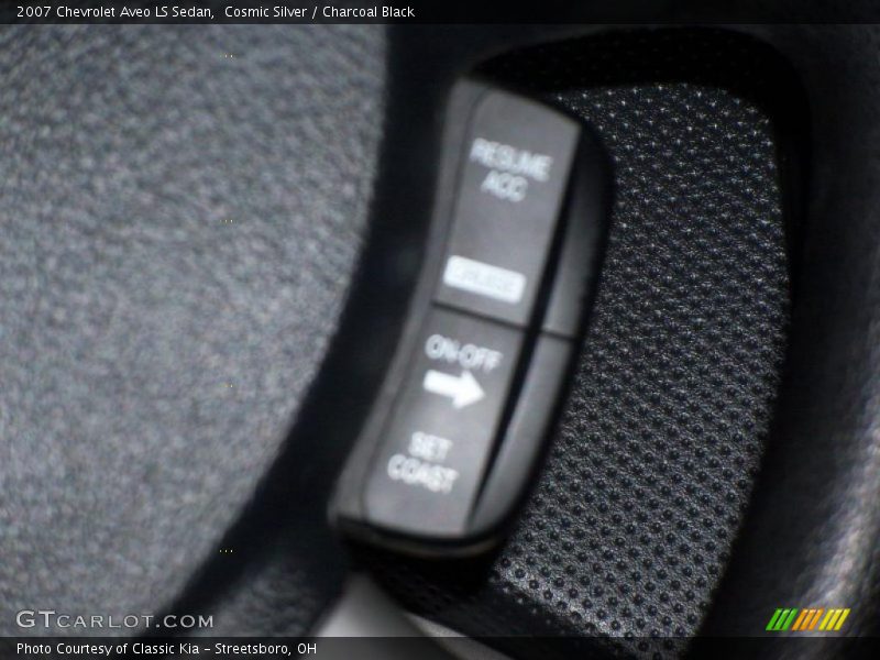 Cosmic Silver / Charcoal Black 2007 Chevrolet Aveo LS Sedan